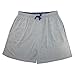 Hanes Men's Jersey Knit Cotton Button Fly Pajama Sleep Shorts, 2XL, Grey