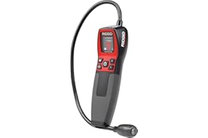 RIDGID 36163 CD-100 Micro Combustible Gas Handheld Diagnostic Detector with 16" Flexible Probe and Visual, Audible, and Vibration Alarms