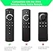 Remote Case/Cover for Fire TV Stick 4K,Protective Silicone Holder Lightweight[Anti Slip]ShockProof for Fire TV Cube/Fire TV(3rd Gen)Compatible with All-New 2nd Gen Alexa Voice Remote Control-GlowGreen