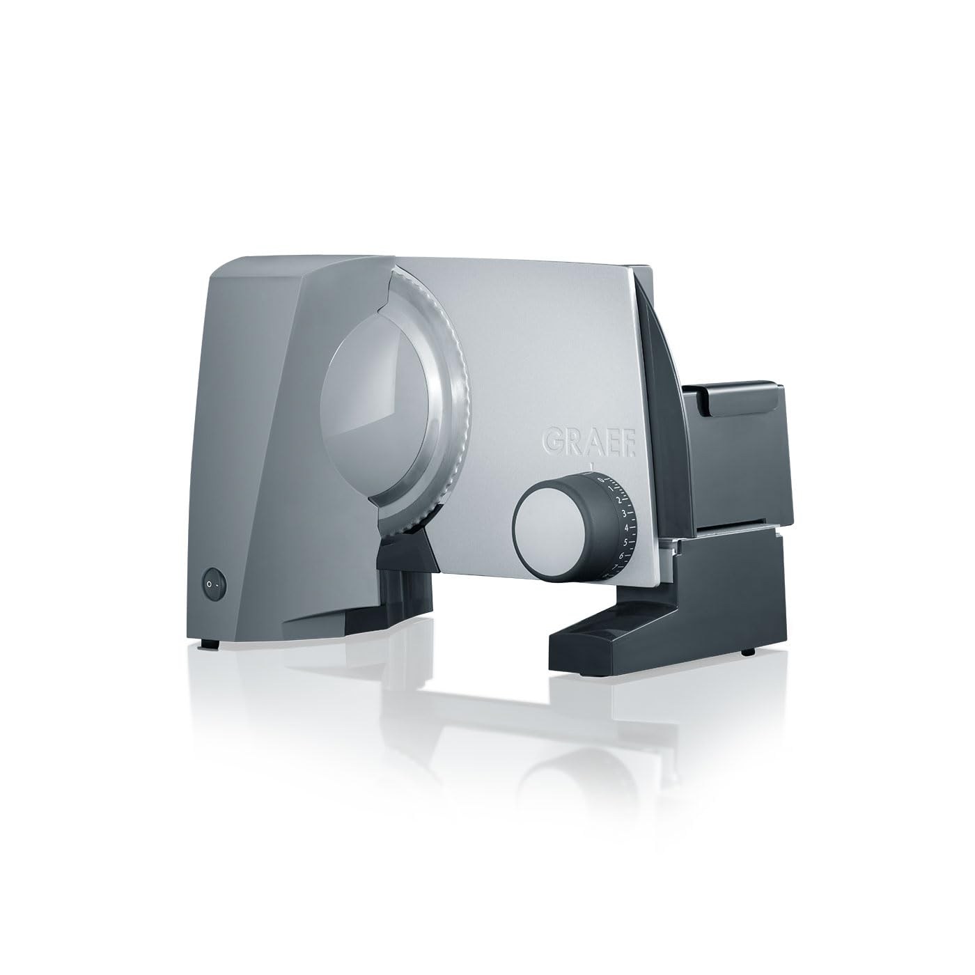 GRAEF G50 Electric Food Cutter 170 W Blade Diameter 170 mm Cutting 0-20 mm Compact Child Safe Made in Germany Grey