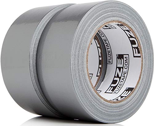 New: Heavy Duty Silver Duct Tape - 2 Roll Multi Pack Industrial Lot â€“ 30 Yards x 2 inch Wide â€“ Large Bulk Value Pack of Grey Original Extra Strength, No Residue, All Weather. Tear by Hand