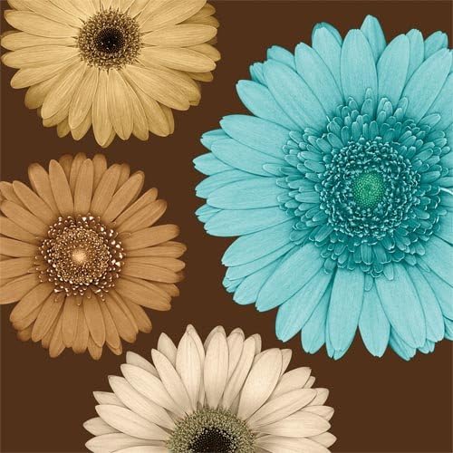 Daisy Quartet II - Canvas - Petite: 12"x12"