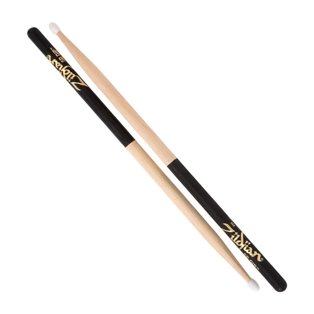 Zildjian 5B Nylon Black Dip Drumsticks Z5BND