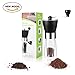 VANVENE Manual Coffee Grinder, Coffee Bean Grinder, Adjustable Hand Grinder, Ceramic Conical Burr Mill, Mini Portable Home Kitchen Travel Coffee Bean Grinder/Coffee Mill for Precision Brewing