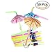 TINKSKY 50pcs Holiday Drinking Straws Party Supplies for Halloween Birthday Christmas(Mixed Color)
