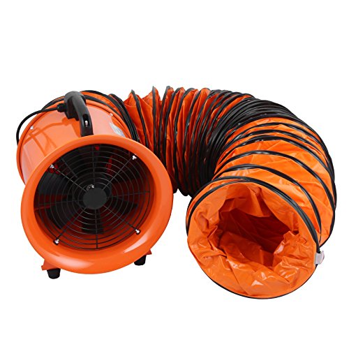 Lovshare 12 Inch 300mm Ventilation Fan Dust Fume Extractor 5m ...