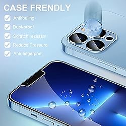 OUBA 2 Pack Screen Protector for iPhone 13 Pro