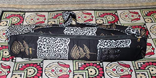 Buddha4all-Mandala-Full-Zip-Exercise-Yoga-Mat-Carry-Bag-Gym-Beach-Lightweight-Carrier-Bags-Hippie-Indian-Cotton-Bag-Large-Size-Pockets-Adjustable-Shoulder-Strap-Mat-NOT-Included
