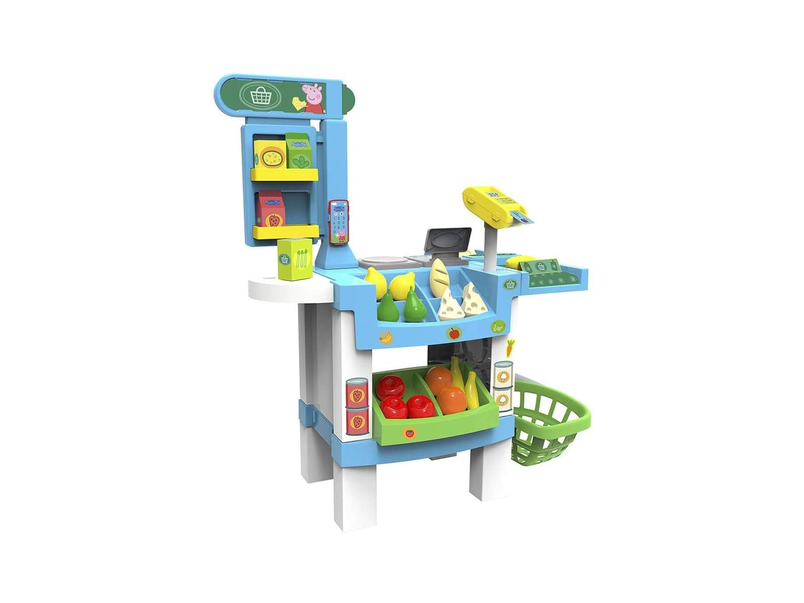 Chicos - Peppa Pig Supermarket | Toy Store with Sounds and 38 Accessories Included | for boys and girls from 3 years old (84119)