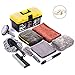 MOFEEZ 9pcs Car Cleaning Tools Kit with Blow Box Car Vent Brush Tire Brush Wash Mitt Sponge Wax Applicator Microfiber Cloths Window Water Blade Brush