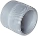 GF Piping Systems CPVC Pipe Fitting, Nipple, Schedule 80, Gray, 4" Length, 2" MPT primary