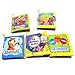 Set of 5 Baby Soft Cloth Book for Learning Animals Numbers Vegetables Fruit and The Undersea World Toddler Educational Fabric Book