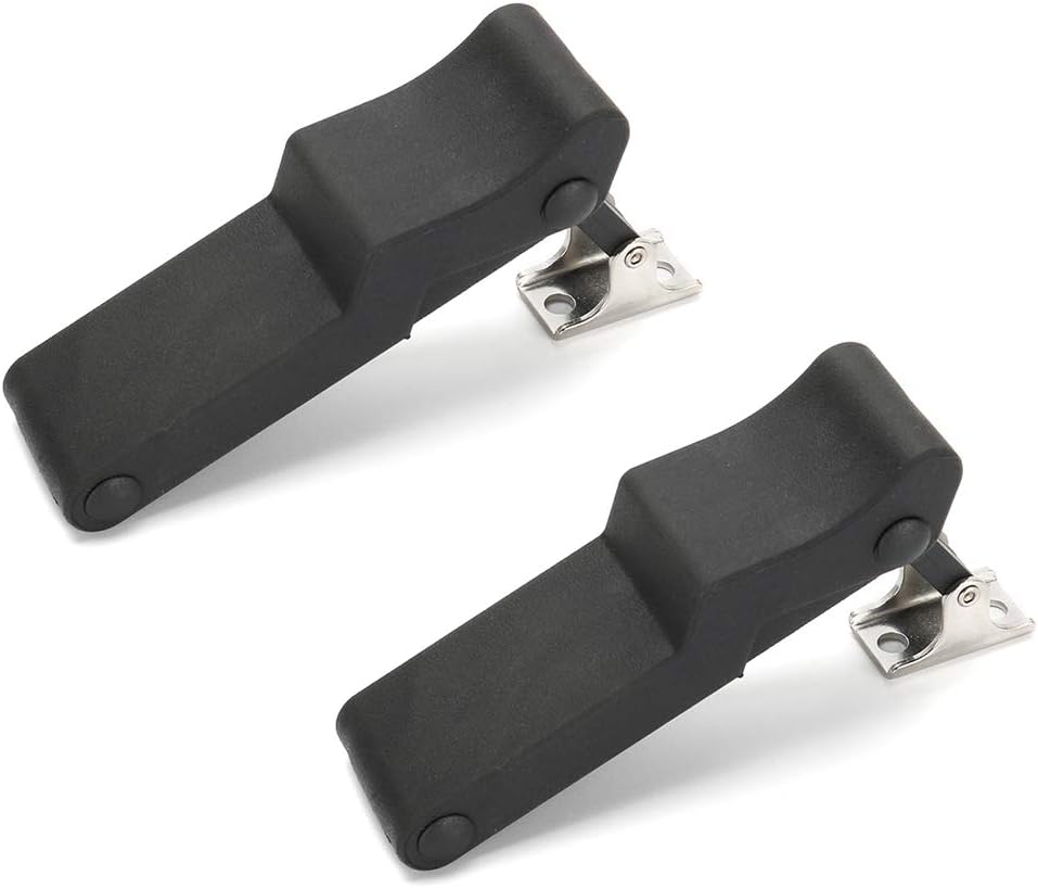 FANHAY 2PCS 7081927 Flexible Rubber Draw Latch with Stainless Steel Keeper and Bracket Boat Cargo Box Compatible with Polaris Sportsman 450 570 850 Touring ETX Front Storage Rubber Latch: Sports & Outdoors