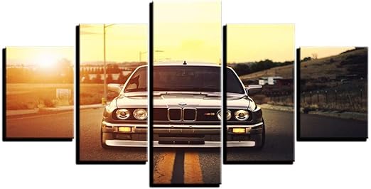 Ambiguity Epintura Mural De Pared Para Salas Arte Coche Sunset