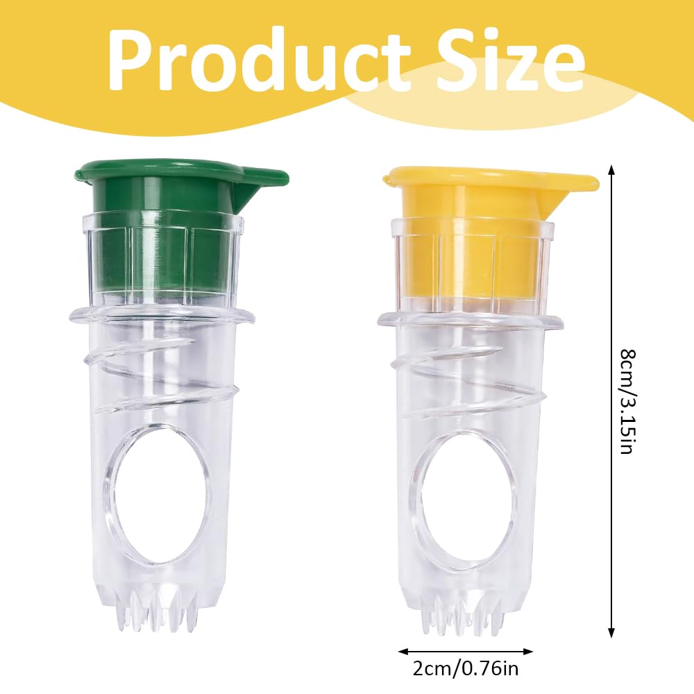 Zitronenpresse, 2 Stück Zitruspresse Manuell Lemon Squeezer Hand Lemon Squeezer für Zitronen, Orangen Handgehaltene Zitruspresse Und Zitronenausgießer 2