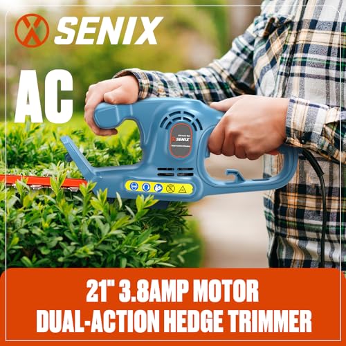 SENIX HTE3.8-L 21-Inch 120V Electric Hedge Trimmer, 3/4" Cut photo 10