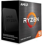 AMD Ryzen 9 5950X CPU 16 Cores 32 Threads AM4 4.9GHz Boost 72MB Cache No Cooler view 3