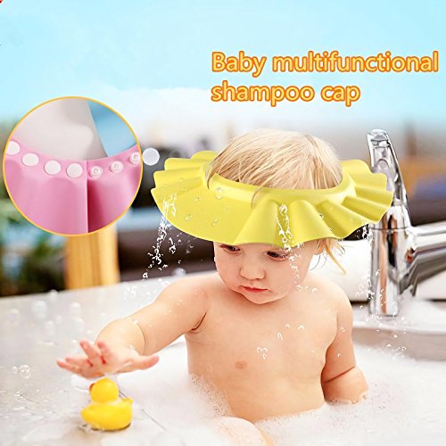 Baby Shower Cap 4 Pcs Children Kids Hair Wash Eye Ear Protection