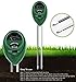 3-in-1 Soil Moisture Meter, Petcaree Light and pH / Acidity Meter Plant Tester, Helpful for Garden, Farm, Lawn, Indoor & Outdoor (No Battery Required) (Round)