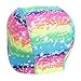 Attraco Kids' Non-Water Proof Swim Cap Fit for Little Girls Boys Aged 2-6 Years