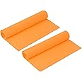 MECCANIXITY Foam Sheets Crafts 19x12 Inch 1mm EVA Craft Foam Paper Foam Sheets for Crafts Projects DIY Cosplay Modeling, Orange, 2 Sheets