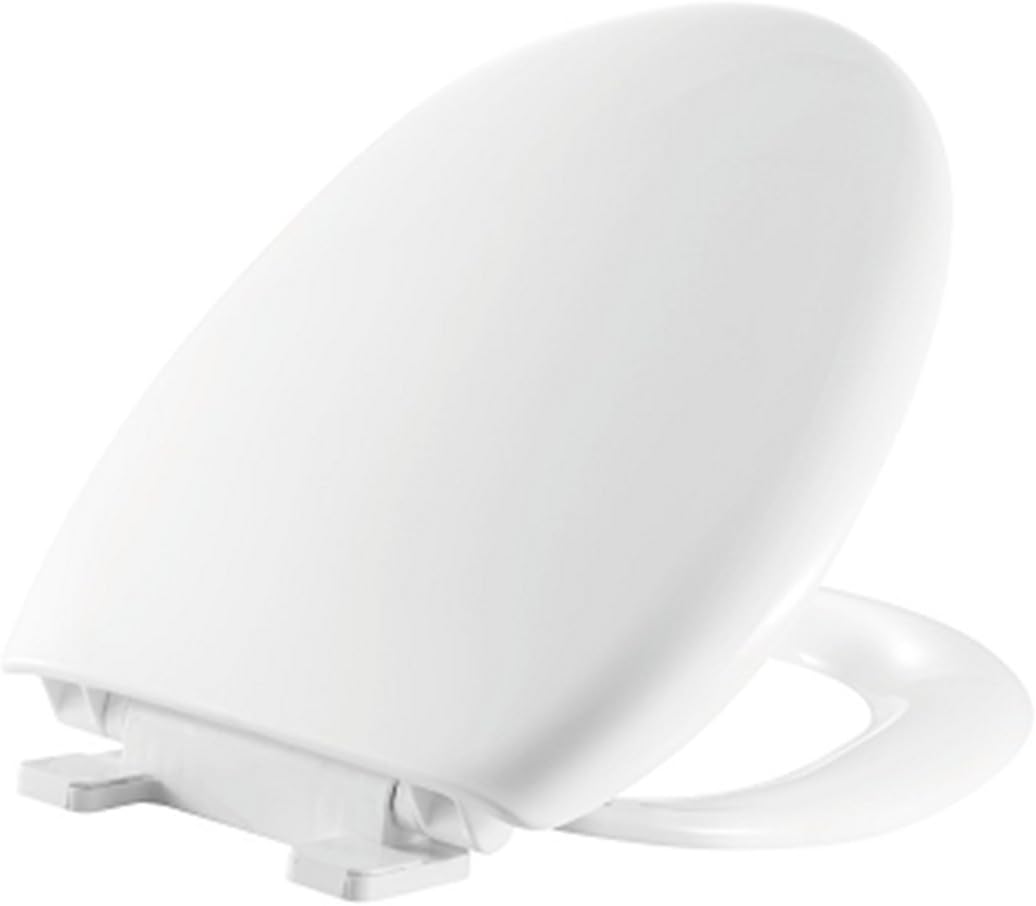 Ultra White Toilet Seat Soft Close Toilet Seat Oval with Soft Close