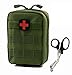 Infityle Medical Pouch - 1000D Nylon Tactical MOLLE Ifak EMT Utility Bag with First Aid Patch and Shear (Green)