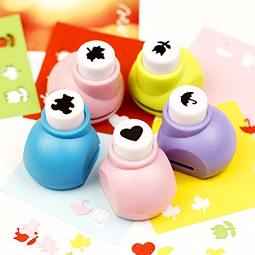 Rimobul Mini Paper Craft Punch - Set of 48 (Random Cutting Shape)