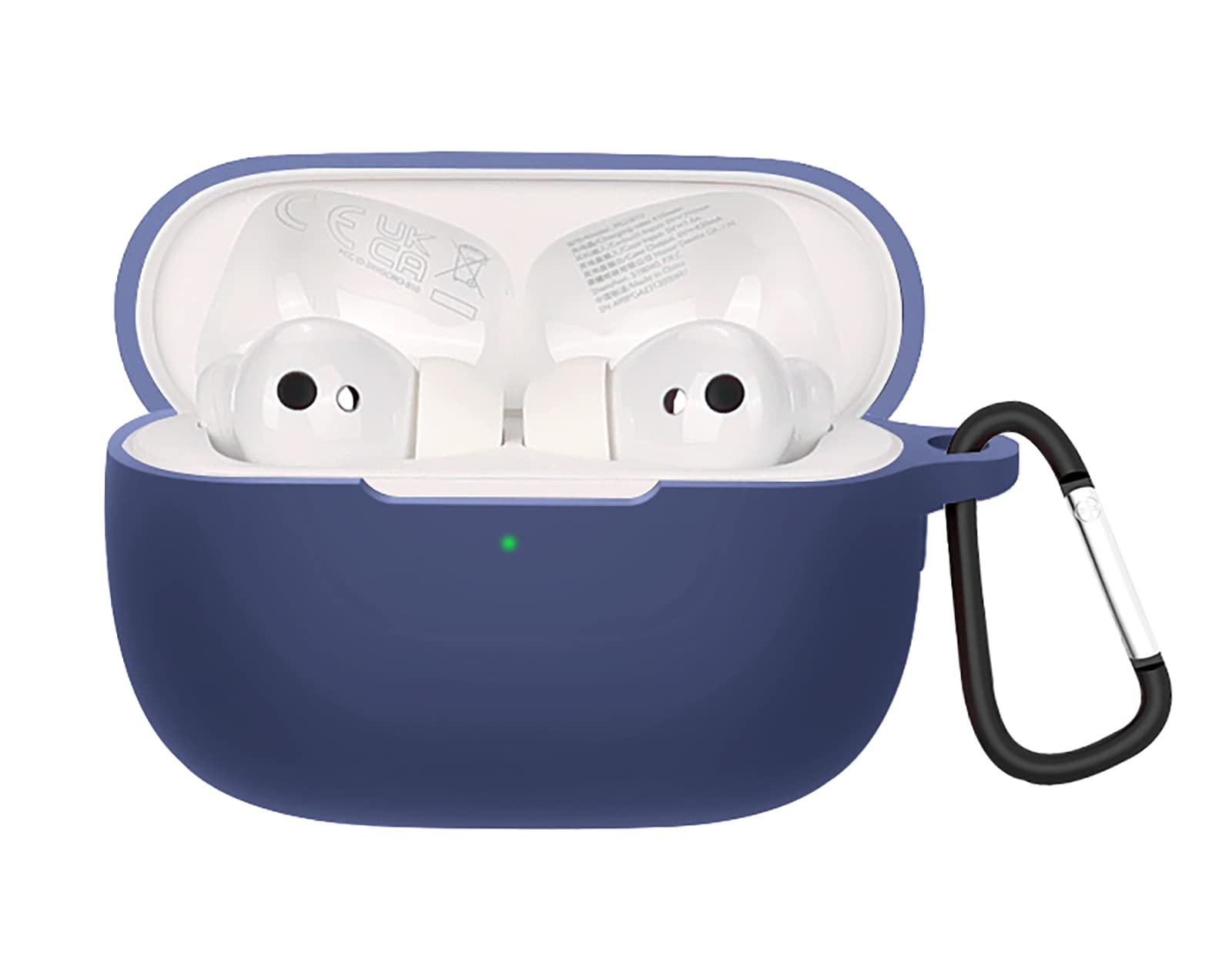 GIOPUEY Cilicone Case for HONOR Earbuds 3 Pro, Ultra-thin soft Cover, Slim-Fit,Anti-Fall,Not Easy to Dirty - Navy blue