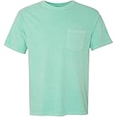 Comfort Colors Men's Adult Short Sleeve Pocket Tee, Style 6030 Chalky Mint