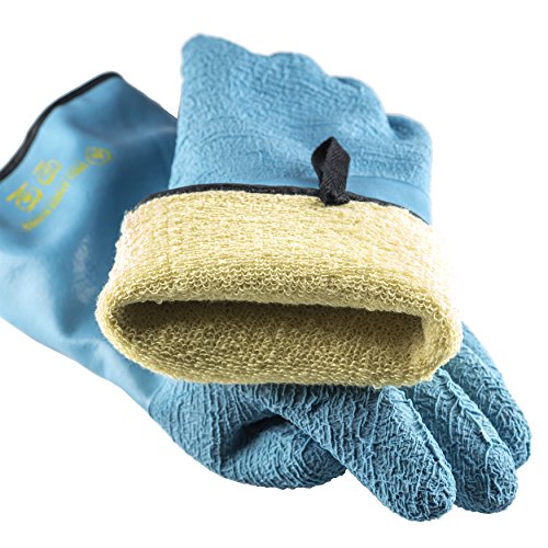 Grill Armor Revolutionary Oven Gloves – The Only Heat Resistant Gloves That Are Both EN407 Certified Up To 932°F & 100% Waterproof – BBQ Gloves For Cooking, Grilling, Baking - Thumbnail 5