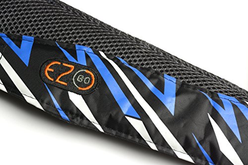 Motorcycle Helmet Carrier Strap - Hands-Free, Motorbike Accessory. Convenient, Lightweight and Comfortable Alternative to Helmet Bag or Backpack. A Perfect Biker Gift For Men and Women. Tricolor EZ-GO