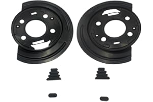 FengTeeh Rear Left and Right Brake Dust Shield Fit for Cadillac for Chevrolet Avalanche 1500 Express 2500 Silverado 1500 Taho