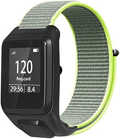 htfrgeds Sport Wristbands Compatible for Tomtom Runner 3/Adventurer for Sport Watch Straps, Soft Lightweight Breathable Woven Nylon Sport Loop Replacement Bands for Tomtom Runner 3/Adventurer