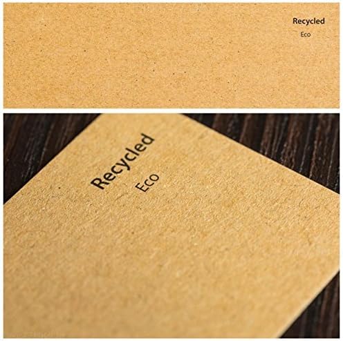50 Sheets 250 GSM A5 Natural ECO 100% Recycled Kraft Brown Quality Card Blanks Stock Paper 4 Wedding & Craft