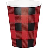 Buffalo Plaid 9oz Hot/Cold Cups (8 ct)