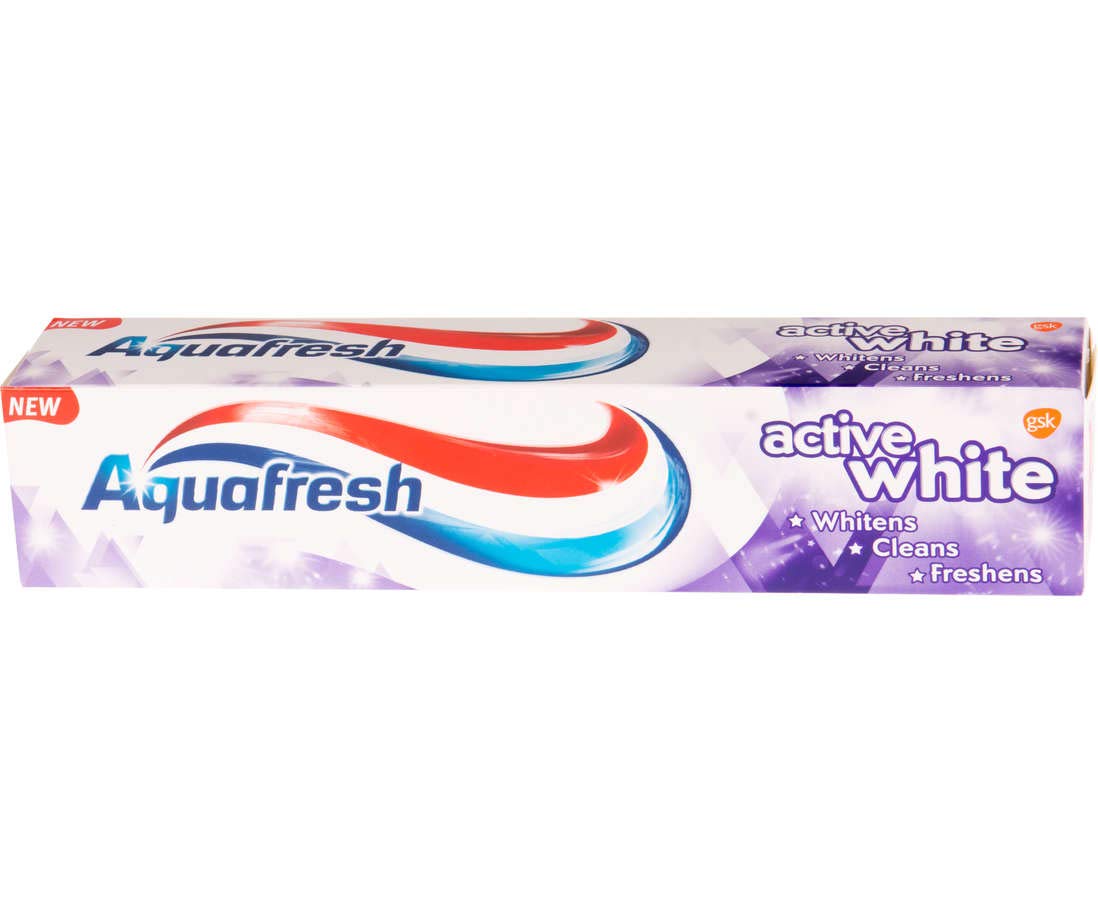 Aquafresh Toothpaste Active White, 125 ml,AQFSH06
