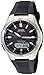 Casio Men's WVA-M640-1ACR Solar Powered Wave Ceptor Stainless Steel Watch with Black Resin Band