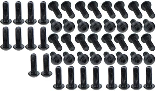 XunLiu Grade 10.9 Alloy Steel Button Head Hex Socket Screws (M5X16)