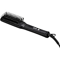 SALONIA サロニア ストレートヒートブラシ ブラック 海外対応 MAX210℃