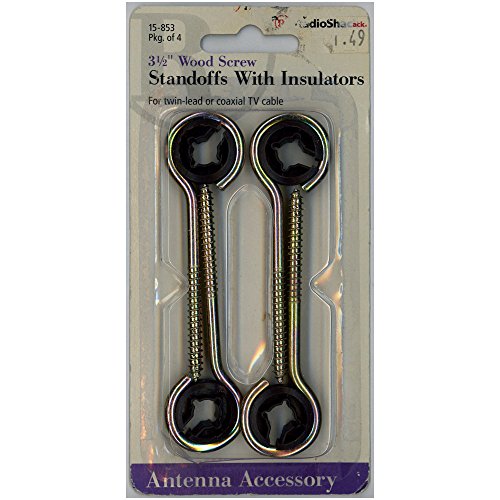 3.5 Wood Screw Standoff with Insulators - Antenna Accesory