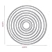 Hunulu Circle Round Metal Dies Stencils Cutting DIY Scrapbooking Embossing Decor Craft