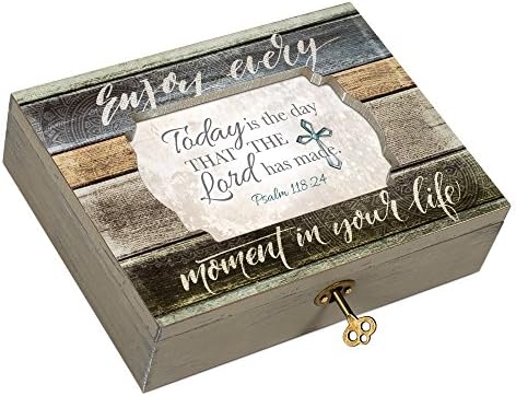 Cottage Garden The Day The Lord Has Made Moments Decoupage Music Box Plays Friend in Jesus