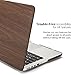 MacBook Pro 13 Retina Case, GMYLE Hard Case Print Frosted for MacBook Pro 13 with Retina Display (Models: A1425 and A1502)- Wooden Pattern II Rubber Coated Hard Cover (Not fit for MacBook Pro 13)