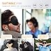 MOSPRO 3D Sleep Eye Mask Cover - Ideal Gift for Woman & Men with Free Ear Plugs, Contoured Comfortable Lightweight Sleeping Mask for Sleeping, Travel, Nap, Shift Works