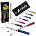 MalloMe Premium Marshmallow 45-inch Roasting Sticks Set of 8 Smores Skewers & Hot Dog Fork | Extending Patio Fire Pit Camping Cookware Campfire