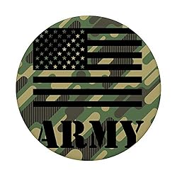 Army Camo Subdued American Flag Popsocket - Army