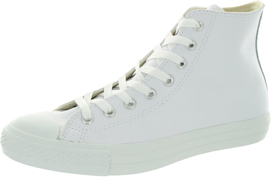 converse white leather high tops women