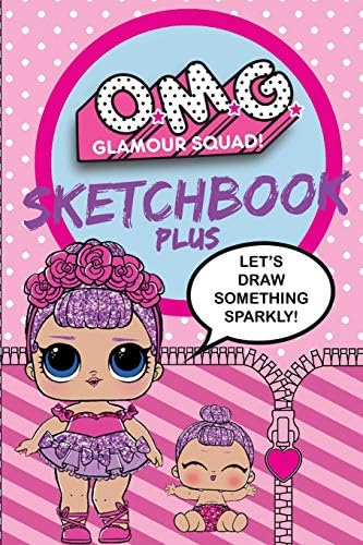 Sketchbook Plus: O.M.G. Glamour Squad: 100 High Quality Sketch Pages (Glamour Squad Sketchbooks) Paperback – Large Print, November 3, 2018