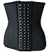 Passion-Beauty Women's Latex Underbust Corset Waist Trainer Cincher for Weight Loss (XS/Bust:30-32 inch Waist:20-22 inch, Black)